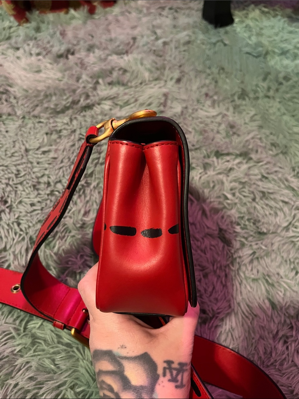 Moschino Resort 2019 Leather Crossbody Bag - Picture 6 of 8